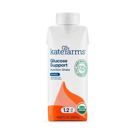 Kate Farm Nutrition Shake Glucose 1.2 Formula, Vanilla