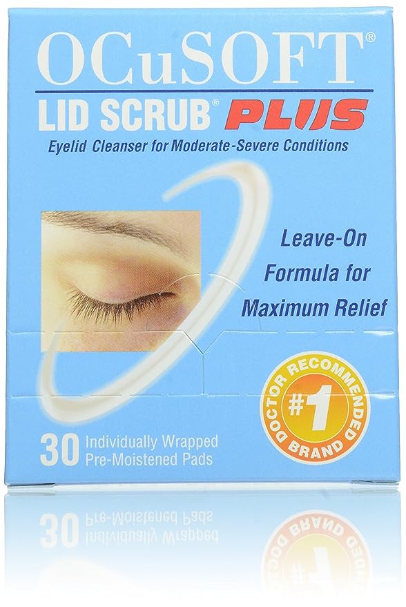 OCuSOFT Lid Scrub Plus Pre-Moistened Pads, 30 Count