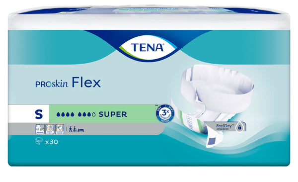 TENA ProSkin Flex Super Belted Incontinence Briefs