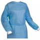 AAMI Level 2 Isolation Gowns, Non-Woven (2X-Large, Blue) 80 CS