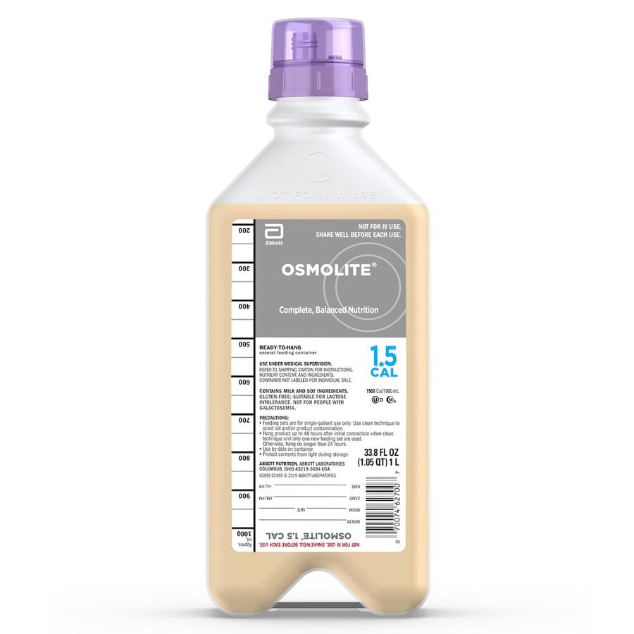 Osmolite 1.5 Cal Unflavored Tube Feeding Formula 33.8 oz Carton Ready ...