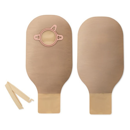 New Image Two-Piece Drainable Ostomy Pouch – Clamp Closure, Filter Beige