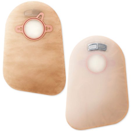 New Image Two-Piece Closed Ostomy Pouch – Filter Beige 9 Inch Lenght