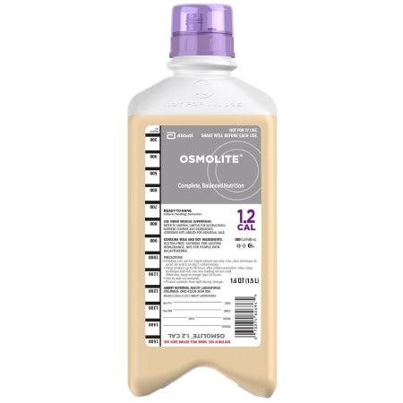 Osmolite 1.2 CAL Complete, Balanced Nutrition® without Fiber 1500ml Carton