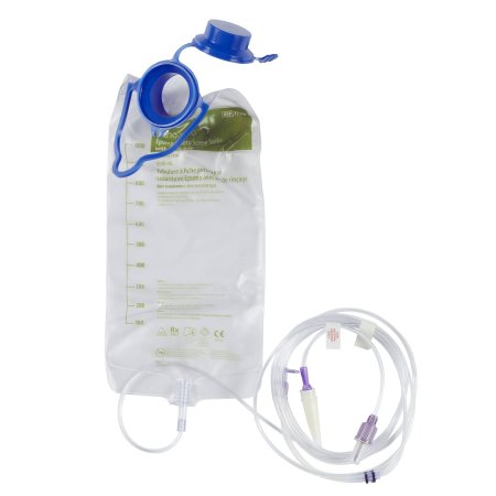 Epump Kangaroo ePump ENplus Enteral Feeding Pump Spike Set with Flush Bag 1000 mL