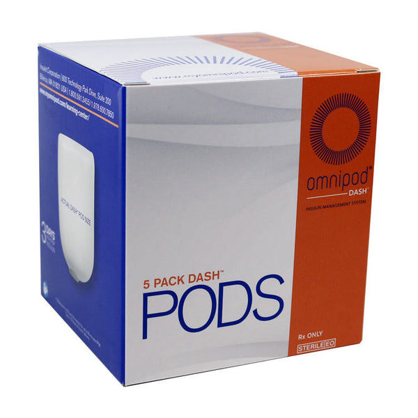 Omnipod Dash Pods, for the Omnipod Dash System, Box of 5